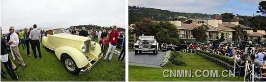 2011年加州圓石灘汽車巡展”(Concour de Elegance at Pebble Beach, CA)活動現(xiàn)場照片。